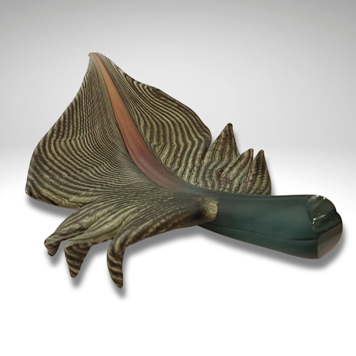Click to view detail for GBG-046 Leaf, Arbor Sculpture Sage, Topaz $1070